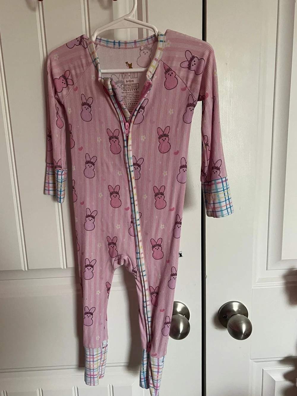 Kiki and lulu pink peeps sleeper 12 month